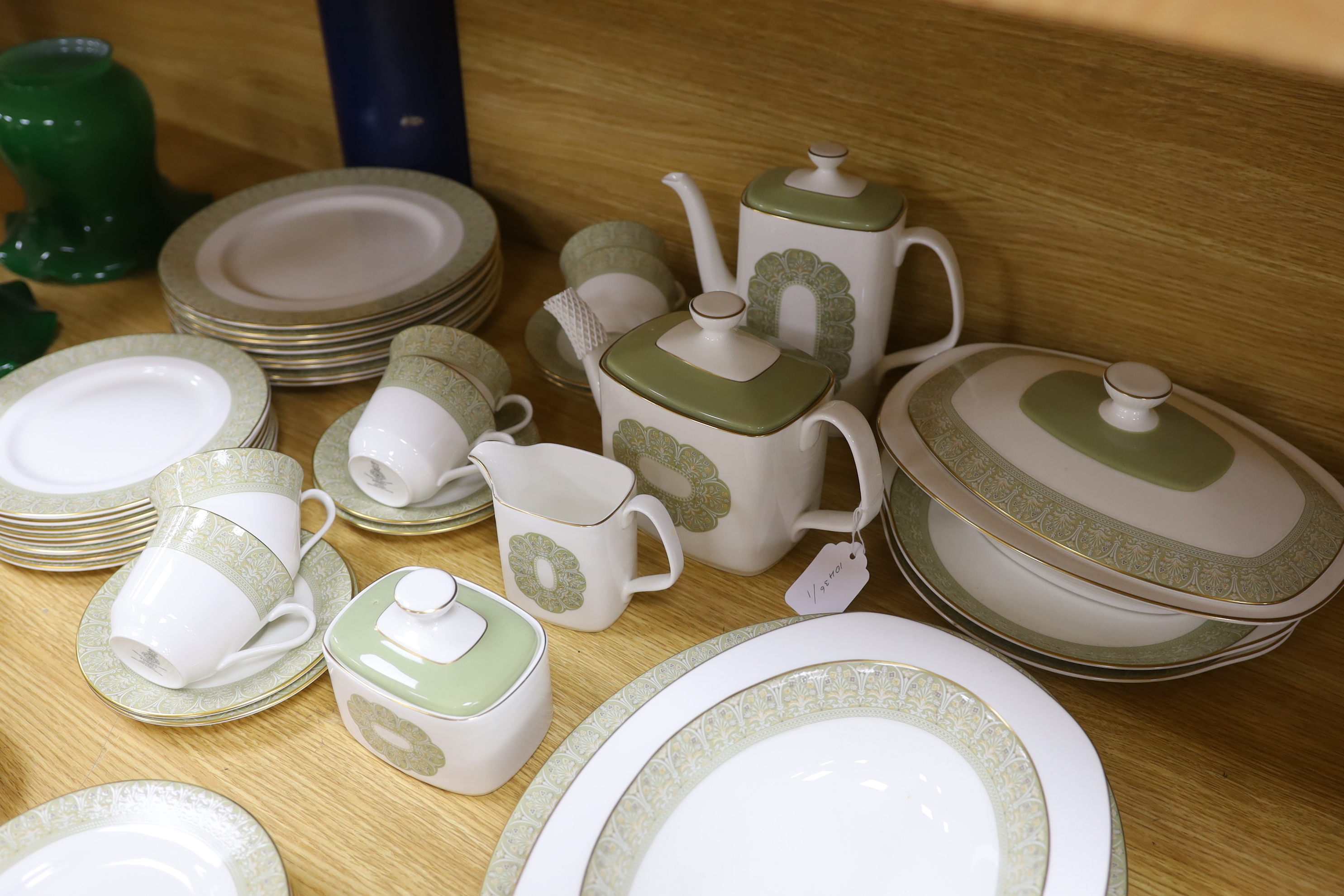 A Royal Doulton bone china dinner and tea service, Sonnet pattern